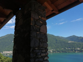 Between mountains and lake Carate Urio
